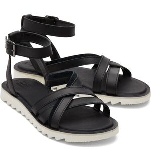 Black Strappy Sandals